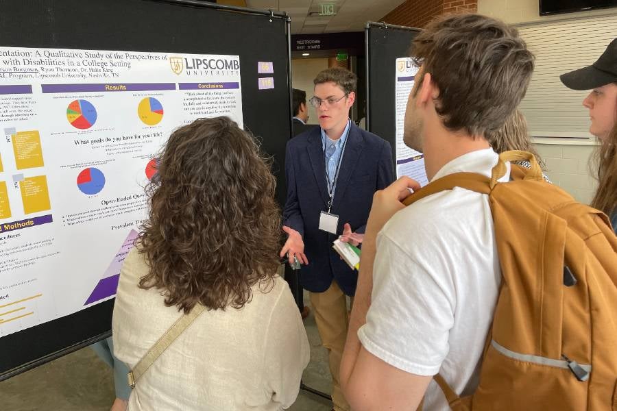 Borgman marks IDEAL program milestone with first Student Scholars Symposium research presentation