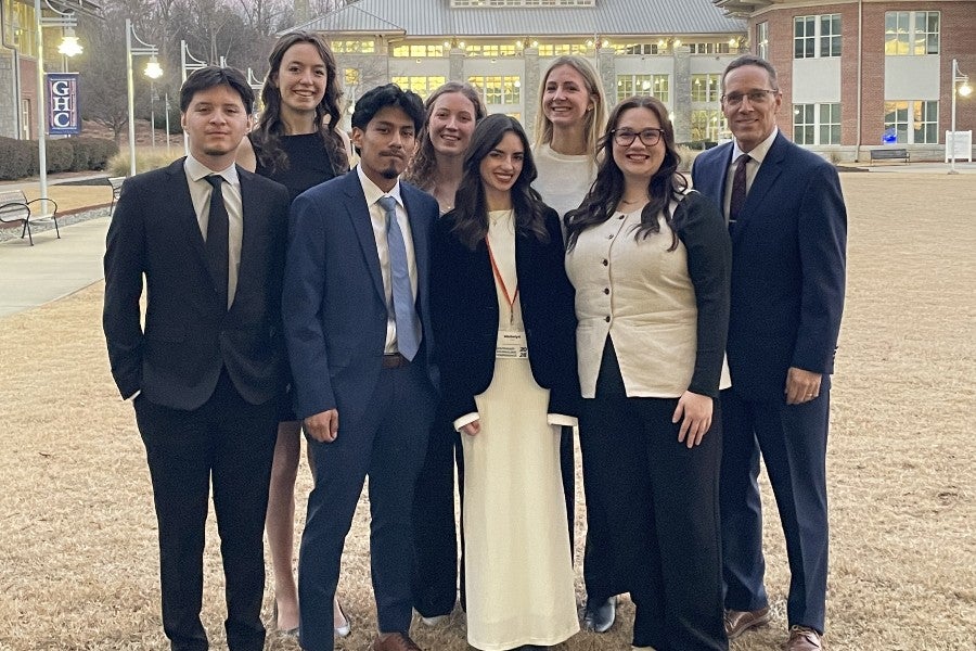 Students at SEJC competition in Georgia. 