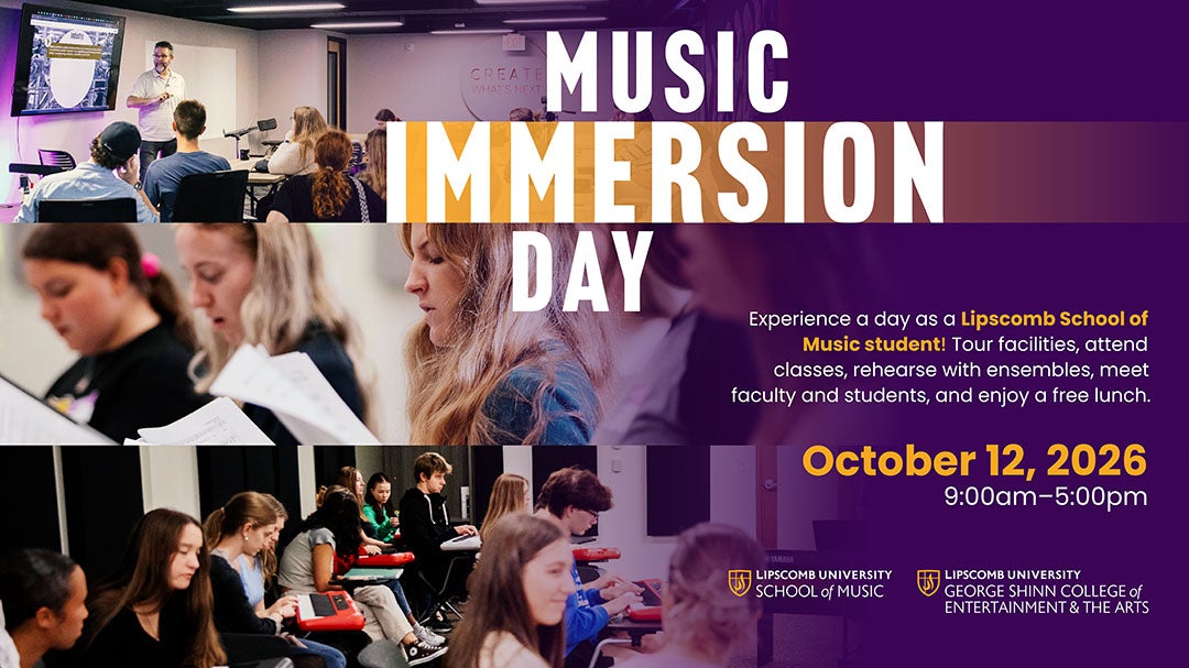 Music students in classrooms and at choir rehearsal