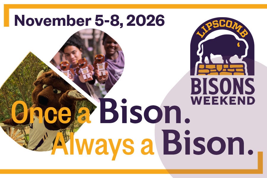 Bisons Weekend is coming Nov. 5-8, 2026!