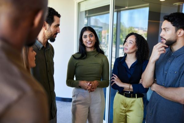 people in an office