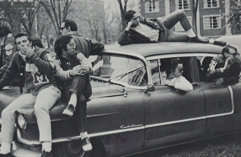 The Delta NaNaNa gang at Bison Day in 1973