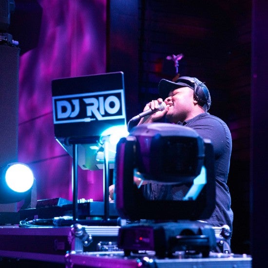 Jalen Anderson DJs at Lipscomb's Student Formal