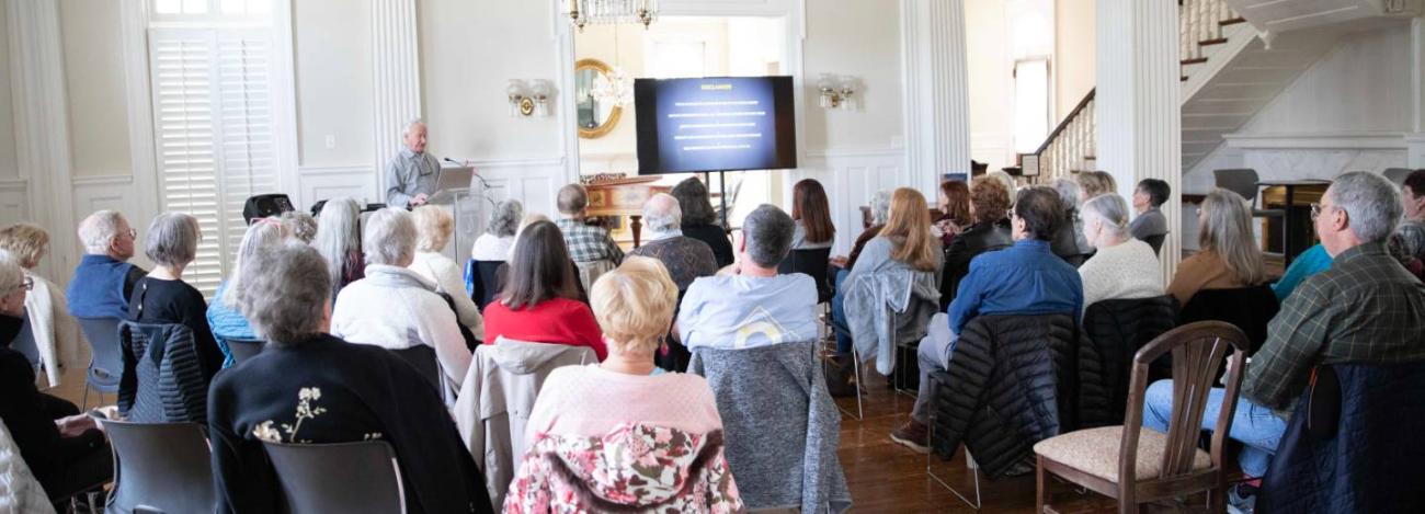 lifelong learning classroom full of alumni