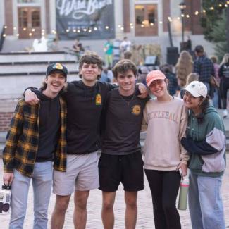 Students at Wild Bison Fest