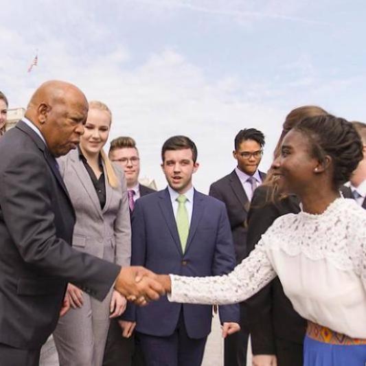 people shaking hands