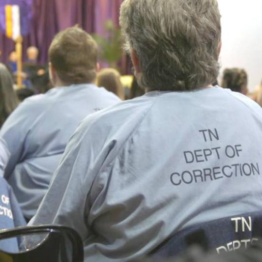 man in prison