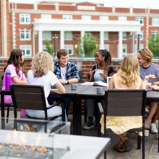 Students outside