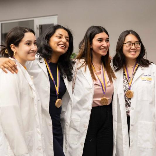 Ward Society Scholars smile for a picture