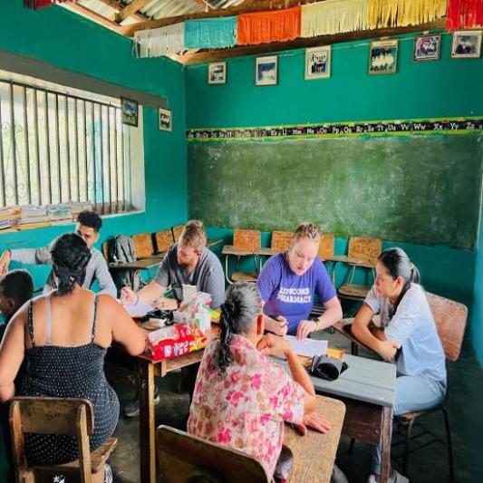 Pharmacy students in Honduras