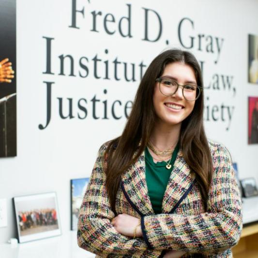 portrait image of student