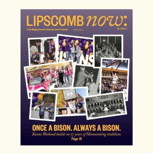 Magazine Cover with Homecoming Photo Collage