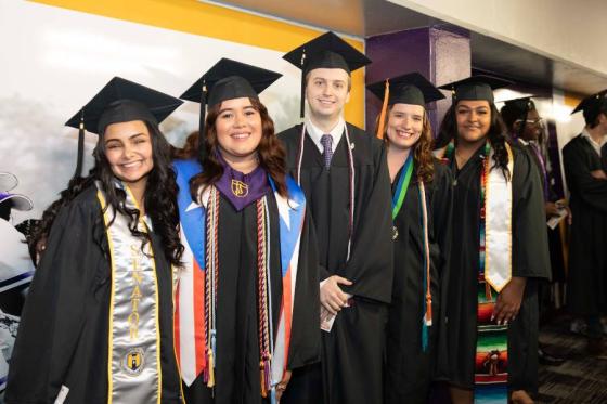 May undergraduates ready for commencement. 