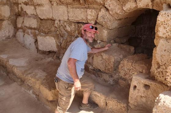 Nick Smith on a dig in Isreal