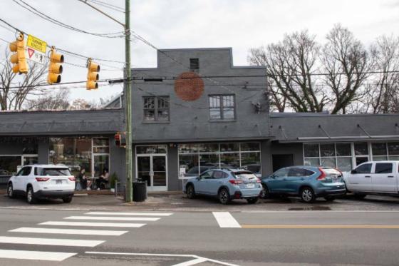 photo of retail space across the street from Lipscomb University. 