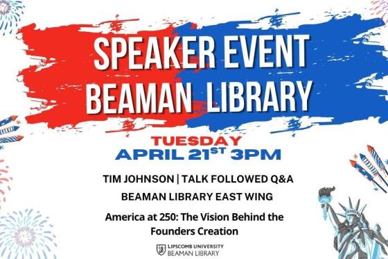 Speaker event graphic