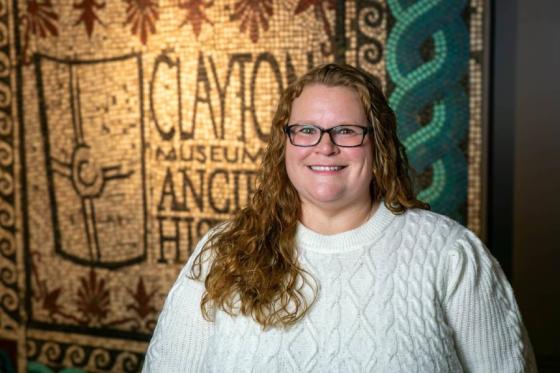 Rebekah Ross at the museum