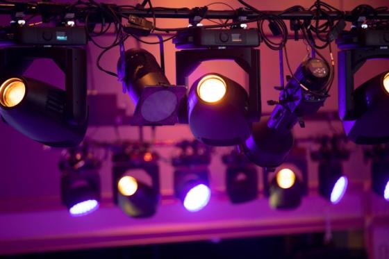 theater lighting for a play