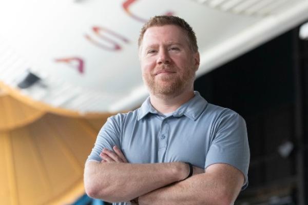 James Savage at the U.S. Space and Rocket Center in Huntsville